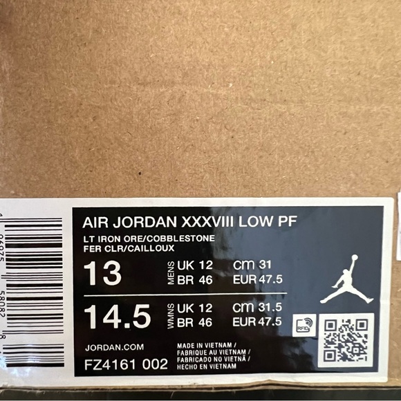 ✔️New✔️ NIKE Air Jordan 38 Low Torch - Picture 11 of 12